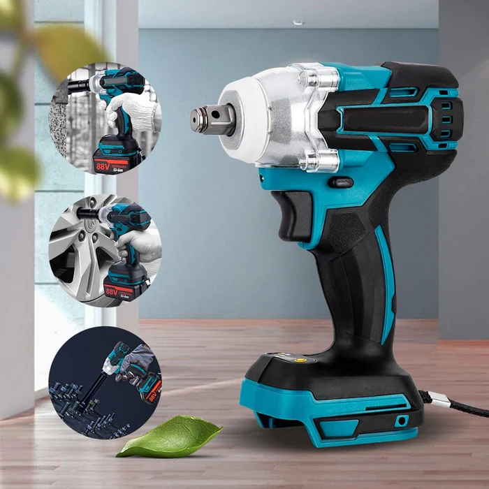 Mașină de Găurit și Înșurubat cu Impact, Fără Fir, 48V, 2 Acumulatori, 40 Accesorii PromotiiZilnice