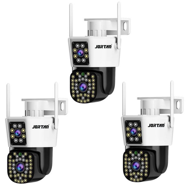 Set 3 Camere Duale Jortan, 6MP Full HD 4K, Tehnologie Avansata, WiFi-LAN - PromotiiZilnice