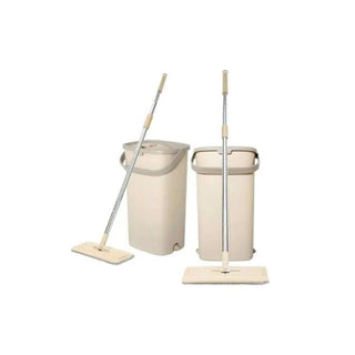Mop cu Galeata Dubla, Pliabil, Microfibra, Capacitate 8L, Design Compact