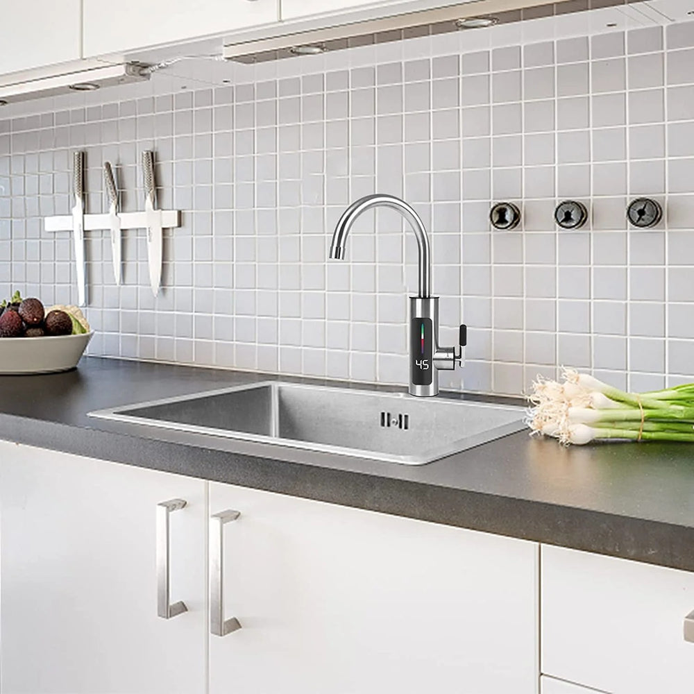 Robinet Electric Instant, Apa Calda, 3000W, IPX4, Rotire 360° - PromotiiZilnice