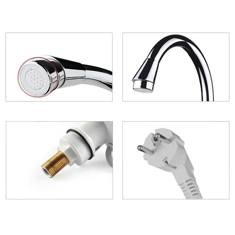 Robinet pentru apa calda 3000W, Electric, Instant cu afisare LCD - PromotiiZilnice