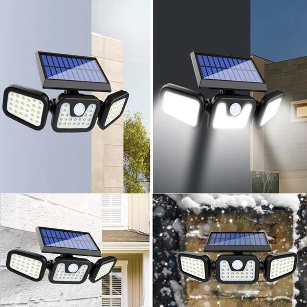 Lampa Solara 150W Leduri COB, Senzor de Miscare Prindere pe Perete