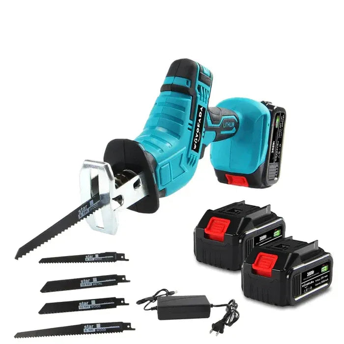 Fierastrau electric sabie, cu 2 acumulatori, 48V, 4 panze PromotiiZilnice