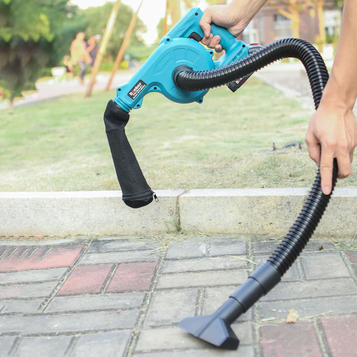 Aspirator si Suflanta Frunze 48V fara Fir cu Sac de Colectare PromotiiZilnice