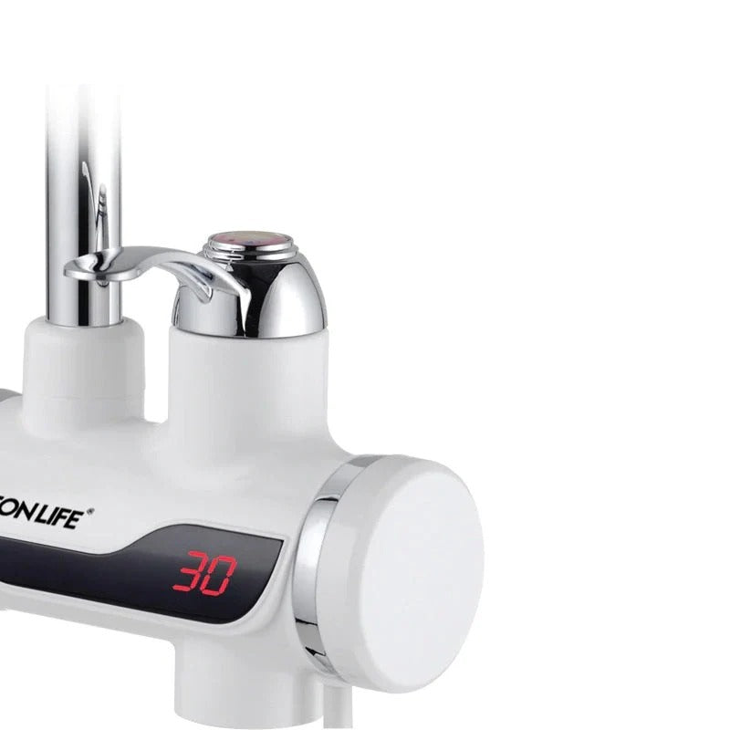 Robinet pentru apa calda 3000W, Electric, Instant cu afisare LCD - PromotiiZilnice