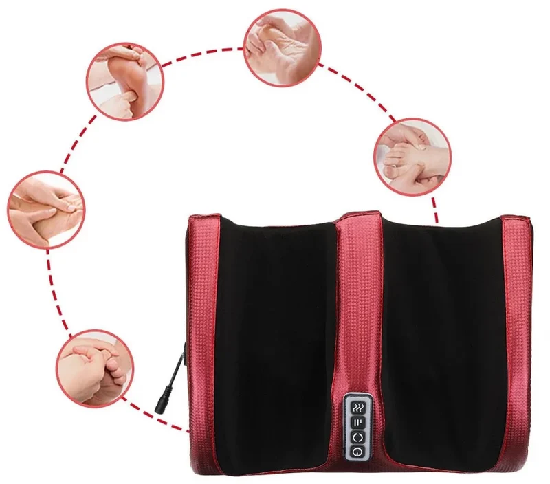 Aparat masaj picioare Shiatsu cu incalzire, 20 role, 4 programe, 3 niveluri intensitate - PromotiiZilnice