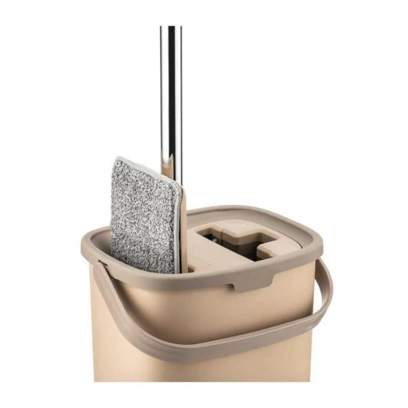 Mop cu Galeata Dubla, Pliabil, Microfibra, Capacitate 8L, Design Compact - PromotiiZilnice