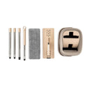 Mop cu Galeata Dubla, Pliabil, Microfibra, Capacitate 8L, Design Compact