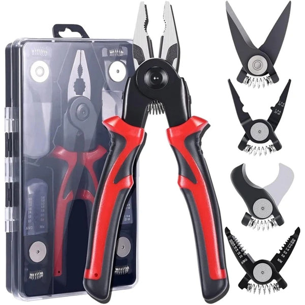 Cleste Electrician 5 in 1 ,Sertizare, Taiat si Deizolat Cabluri - PromotiiZilnice