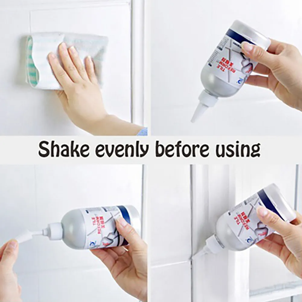 Set 2 x Umplutura Impermeabila pentru Rosturi de Gresie si Faianta, Etansare Rapida si Durabila, Alb, 150 ml/sticla - PromotiiZilnice