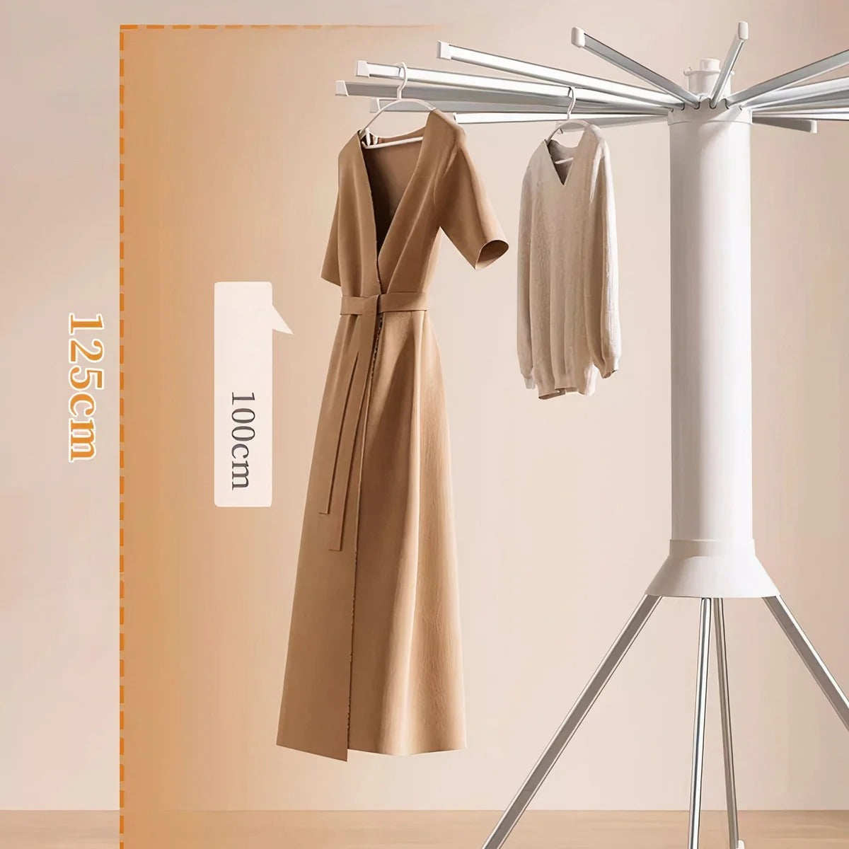 Uscator de Rufe Tip Caracatita ProDry, Mobil si Pliabil, Brate Metalice - PromotiiZilnice