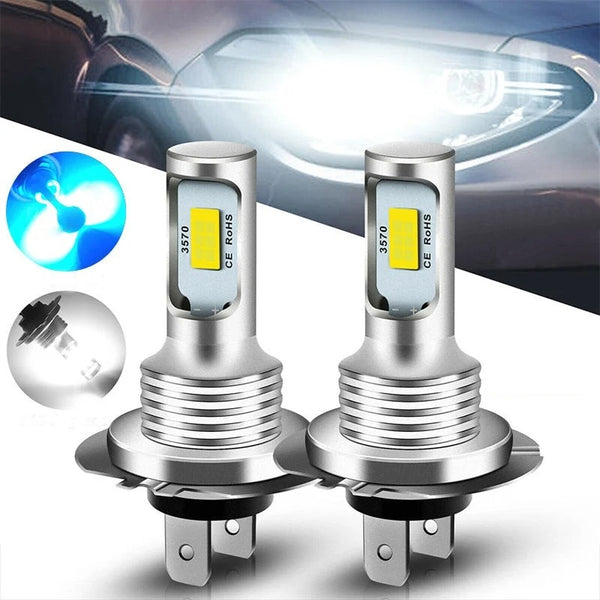 Set 2 becuri auto LED H7, 4000LM, 6000K, 80W - PromotiiZilnice