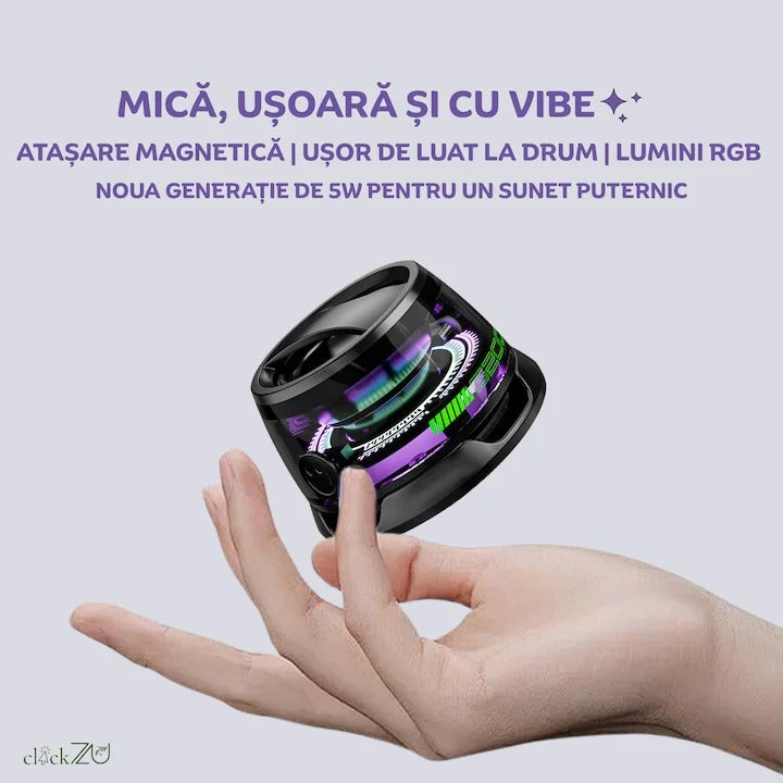 Boxa Bluetooth G200, 5W, cu prindere MagSafe si suport telefon 2 in 1 Imagine secundară a produsului