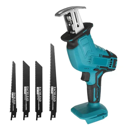 Fierastrau electric sabie, cu 2 acumulatori, 48V, 4 panze PromotiiZilnice