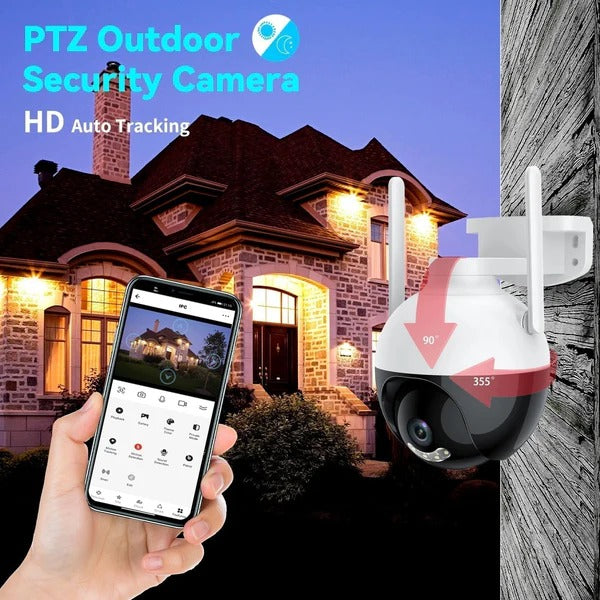 Camera Supraveghere WiFi 5MP PTZ 360° – Color Night Vision, IP66 - PromotiiZilnice