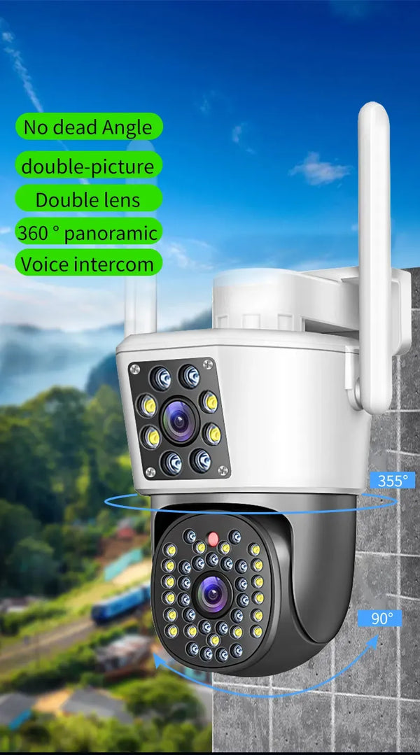 Set 3 Camere Duale Jortan, 6MP Full HD 4K, Tehnologie Avansata, WiFi-LAN - PromotiiZilnice