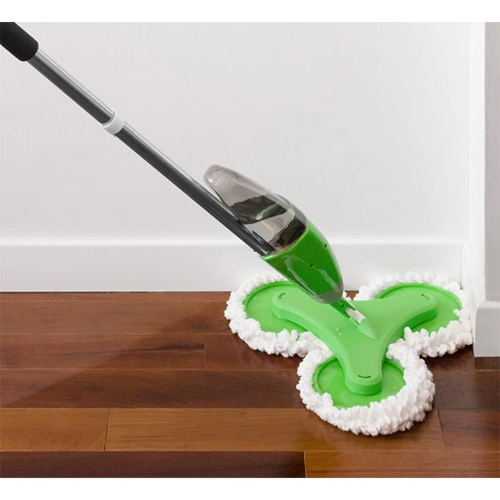 Mop Spray Triplu 600 ml, Microfibra Reutilizabila si Capete Rotative PromotiiZilnice