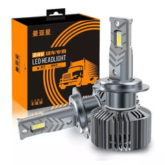 Set 2 Becuri H1, H7, H11, LED, 45W, 6000K, 8000 Lumeni, 24V Camion - PromotiiZilnice