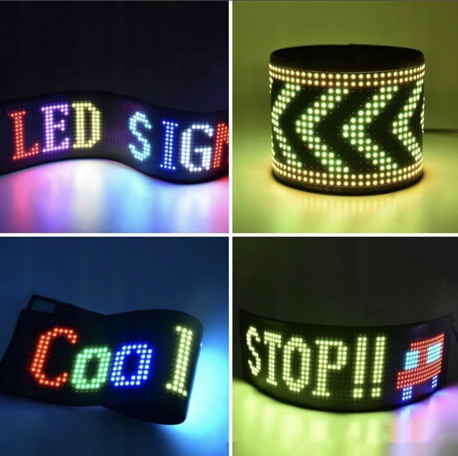 Banda LED RGB Interior/Exterior, 120x595mm, Telecomanda si Aplicatie, Kit Montaj Inclus Imagine secundară a produsului