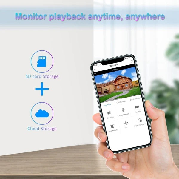 Camera Supraveghere WiFi 5MP PTZ 360° – Color Night Vision, IP66 - PromotiiZilnice