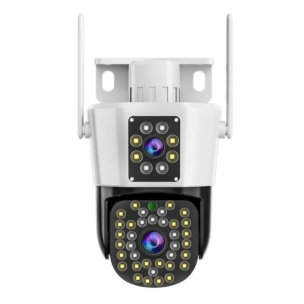 Camera Duala WiFi Jortan, 6MP 4K Ultra HD, Detectare Umana, Recunoastere Faciala