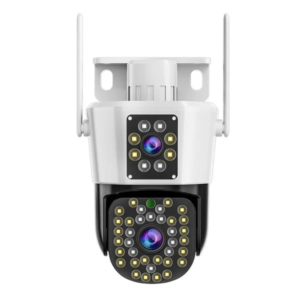 Camera Duala WiFi Jortan, 6MP 4K Ultra HD, Detectare Umana, Recunoastere Faciala
