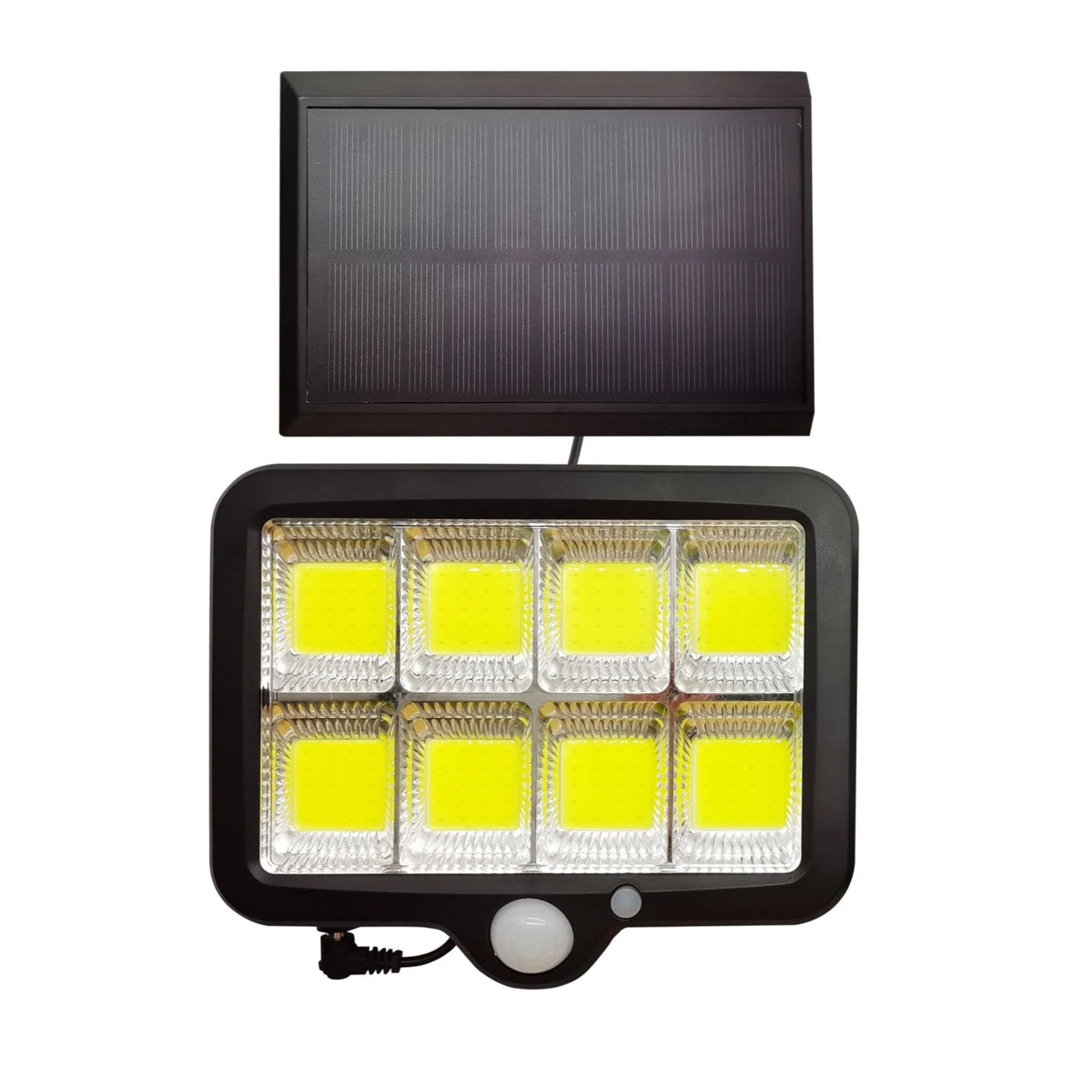 Lampa Solara 100W, 100 LED COB, IP65, Senzor de Miscare - PromotiiZilnice