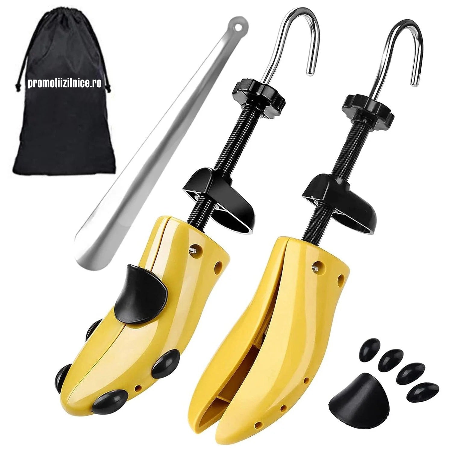 Set 2 Sanuri/Calapoade Reglabile pentru Pantofi, Largire si Alungire PromotiiZilnice