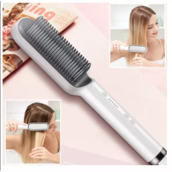 Perie de indreptat parul Linehair cu invelis ceramic, temperatura reglabila in 5 trepte PromotiiZilnice