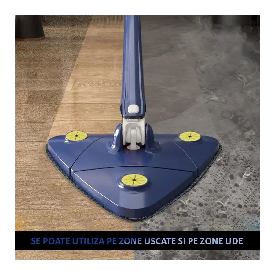 SET 2x Mop multifunctional, mop triunghiular, mop telescopic, mop 360 gr PromotiiZilnice