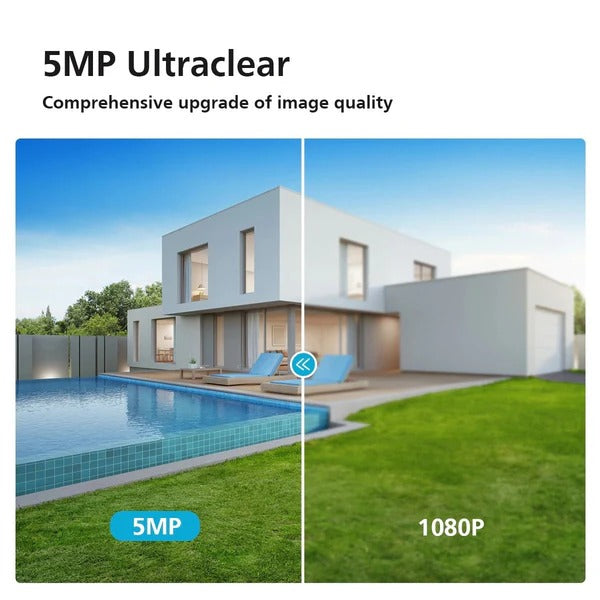 Camera Supraveghere WiFi 5MP PTZ 360° – Color Night Vision, IP66 - PromotiiZilnice