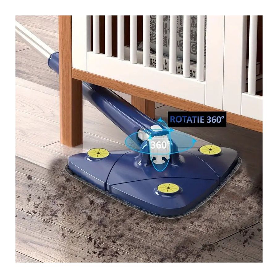 SET 2x Mop multifunctional, mop triunghiular, mop telescopic, mop 360 gr PromotiiZilnice