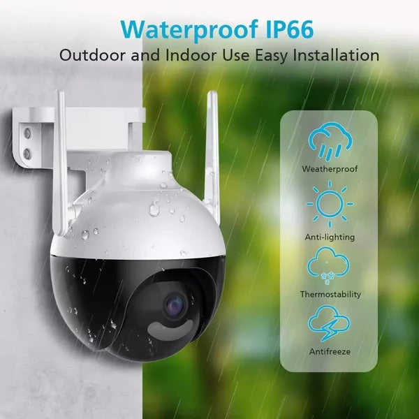 Camera Supraveghere WiFi 5MP PTZ 360° – Color Night Vision, IP66 - PromotiiZilnice