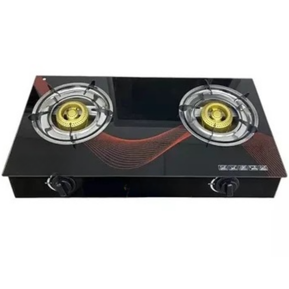 Aragaz, Plita GPL cu 2 Arzatoare, Sticla Securizata, Design Modern PromotiiZilnice