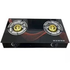 Aragaz, Plita GPL cu 2 Arzatoare, Sticla Securizata, Design Modern PromotiiZilnice