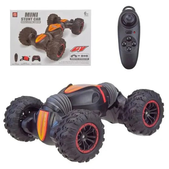 Masina RC pentru Cascadorii, Tractiune Integrala 4WD, Negru/Portocaliu - PromotiiZilnice