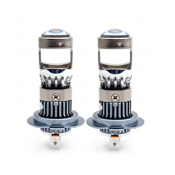 Set 2 Becuri Auto H7, LED cu Lupa PRO, 140W, Set 2, 6500K, Luminozitate 300% - PromotiiZilnice
