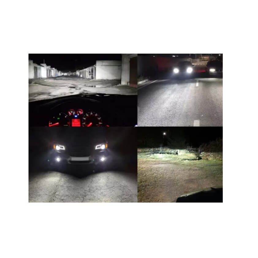 Set 2 Becuri Auto H7, LED cu Lupa PRO, 140W, Set 2, 6500K, Luminozitate 300% - PromotiiZilnice