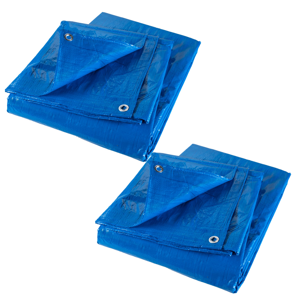 Set 2 Prelate Protectie 3x4 m Impermeabile, Rezistente UV si Grindina - PromotiiZilnice