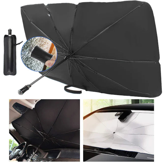 Parasolar Auto Pliabil, Dimensiune 79 x 130 cm, Protecție Completă pentru Parbriz