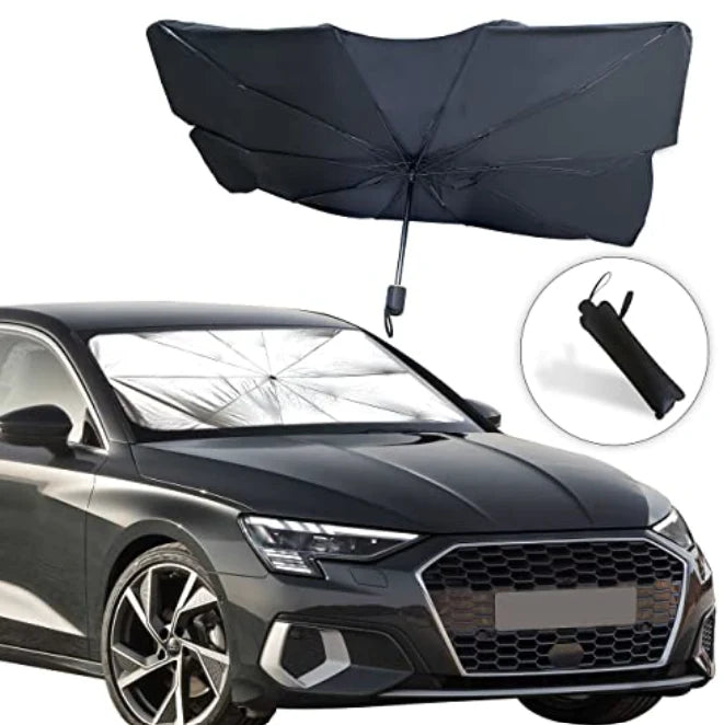Parasolar Auto Pliabil, Dimensiune 79 x 130 cm, Protecție Completă pentru Parbriz PromotiiZilnice