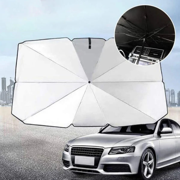 Parasolar Auto Pliabil, Dimensiune 79 x 130 cm, Protecție Completă pentru Parbriz PromotiiZilnice