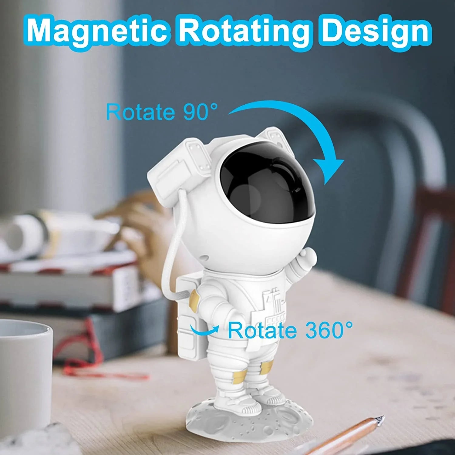 Proiector laser Astronaut cu joc de lumini nebula si stele, LED PromotiiZilnice