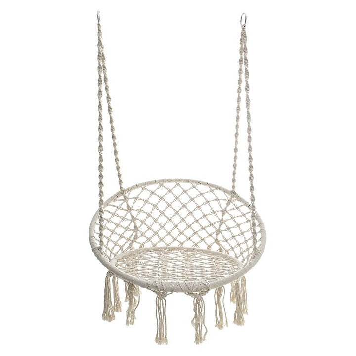 Hamac Boho 60cm x 80cm x 135cm crem Imagine secundară a produsului