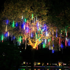 Instalatie Craciun Turturi LED cu Efect Meteor Shower, 288 LED-uri, IP44, Exterior-Interior - PromotiiZilnice