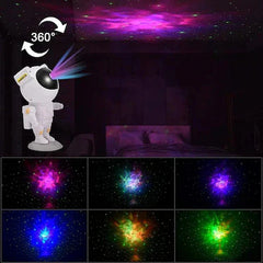 Proiector laser Astronaut cu joc de lumini nebula si stele, LED PromotiiZilnice