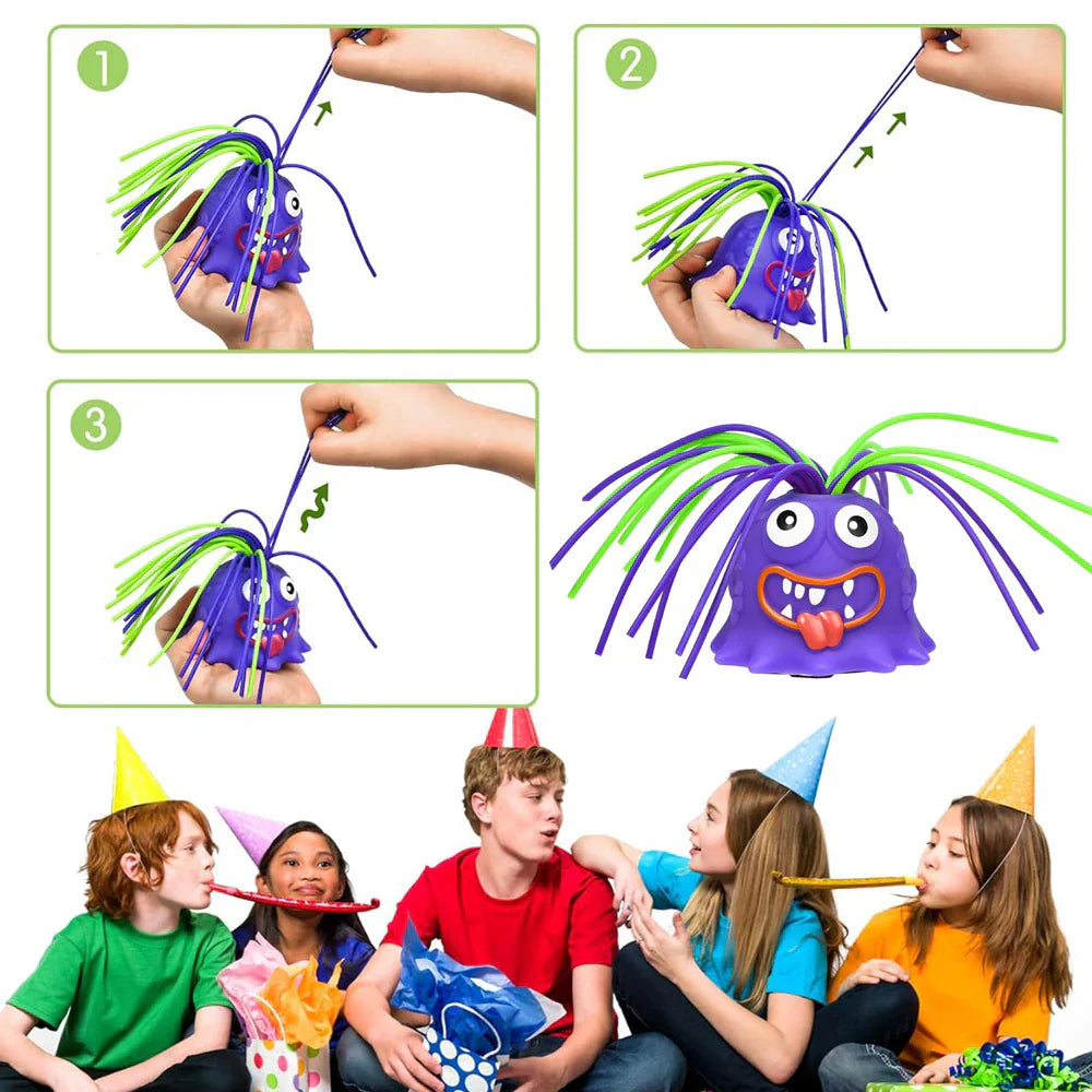 1+1 CADOU Jucarie interactiva Monstru care tipa cu diferite sunete, pentru ameliorarea stresului si anti-anxietate PromotiiZilnice