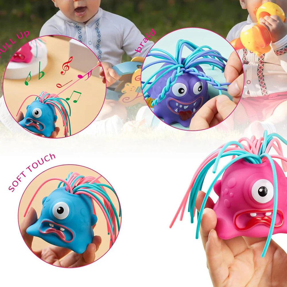 1+1 CADOU Jucarie interactiva Monstru care tipa cu diferite sunete, pentru ameliorarea stresului si anti-anxietate PromotiiZilnice