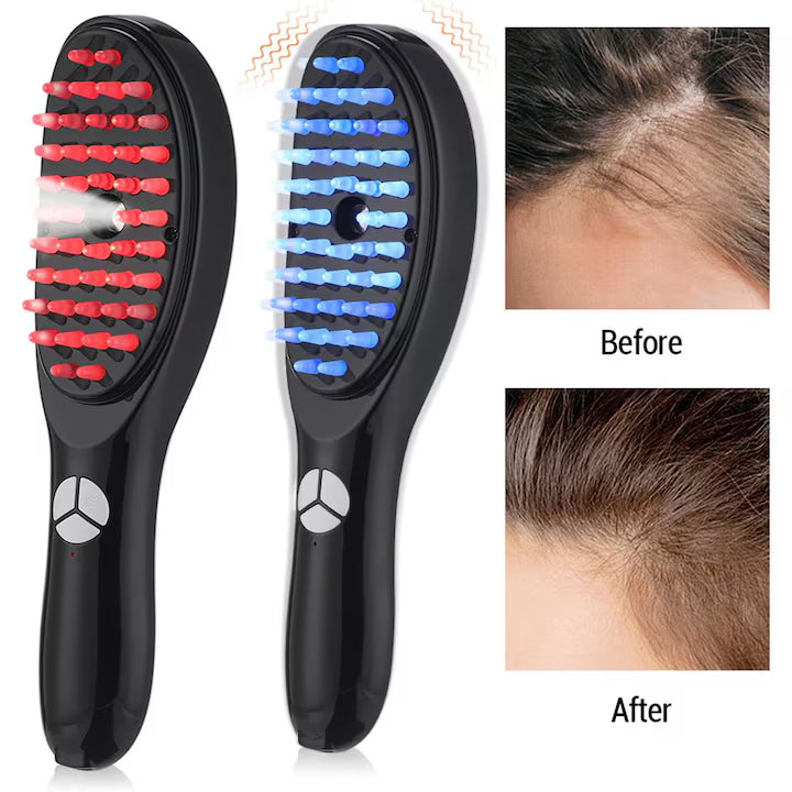 Perie de par electrica cu atomizare ioni negativi, masaj al scalpului, difuzor de ulei de ingrijire PromotiiZilnice