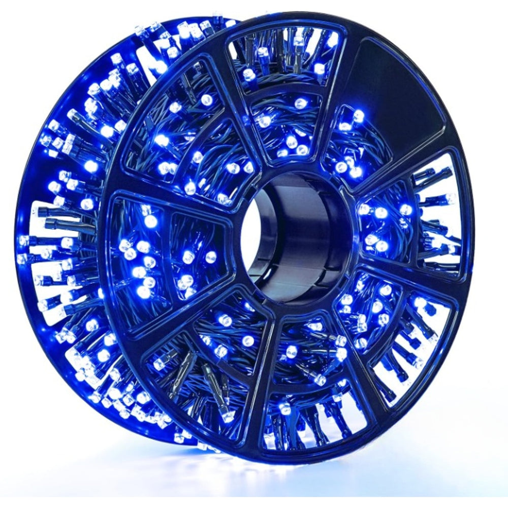Instalatie De Craciun, 100 m, 480 LED -uri, Jocuri de Lumini, Pentru Exterior/Interior - PromotiiZilnice